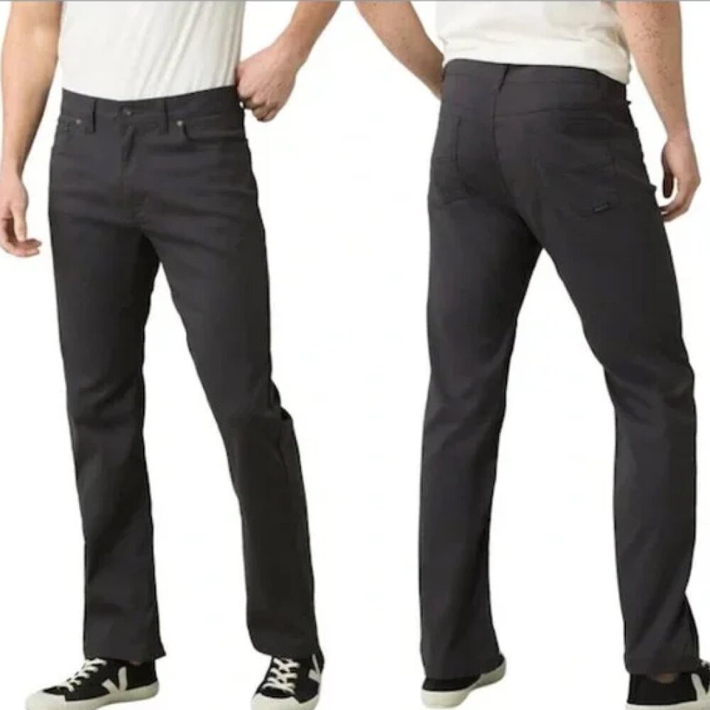 Prana Brion Pants Men's Size 36 X 30 Slim Fit Nylon Outdoors Hiking